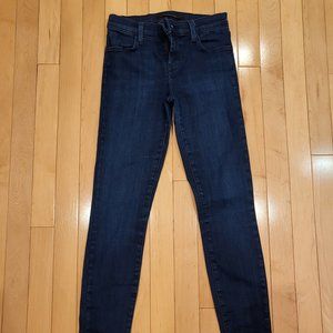 J Brand Sophia Mid-Rise Super Skinny Jean in Stretch Denim Size 25